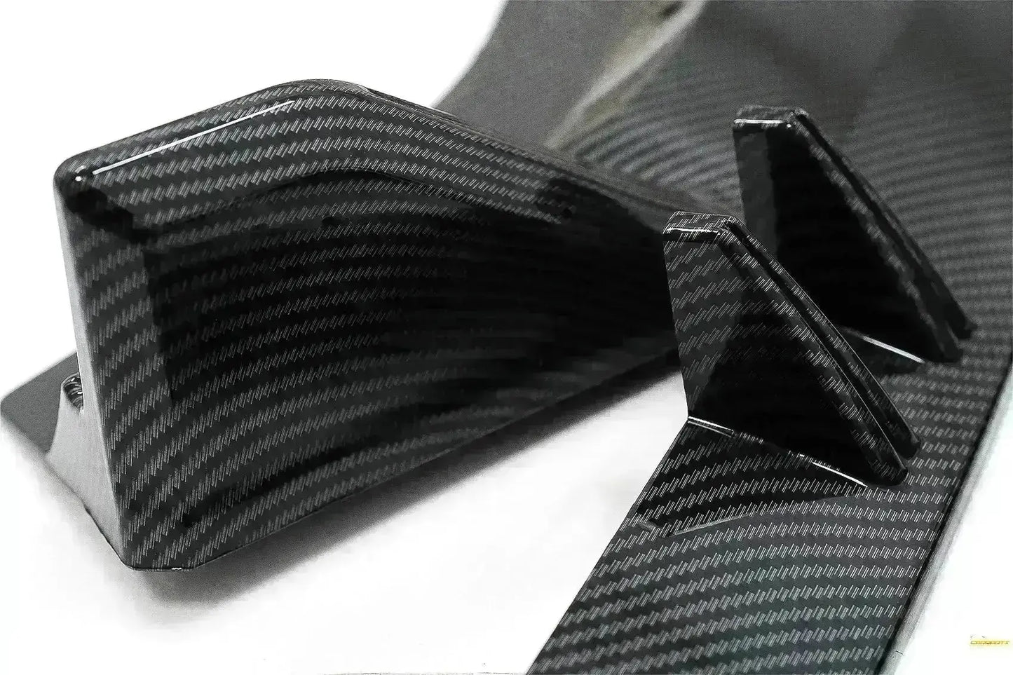 Frontstoßstange Add-On Spoiler Lippe für Audi A4 B9 8W S-Line 2016-2018 Carbon Look CarPartsTuning