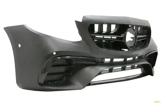 Frontstoßstange für Mercedes E W213 S213 C238 A238 2016-2019 E63 Look Schwarze Edition CarPartsTuning