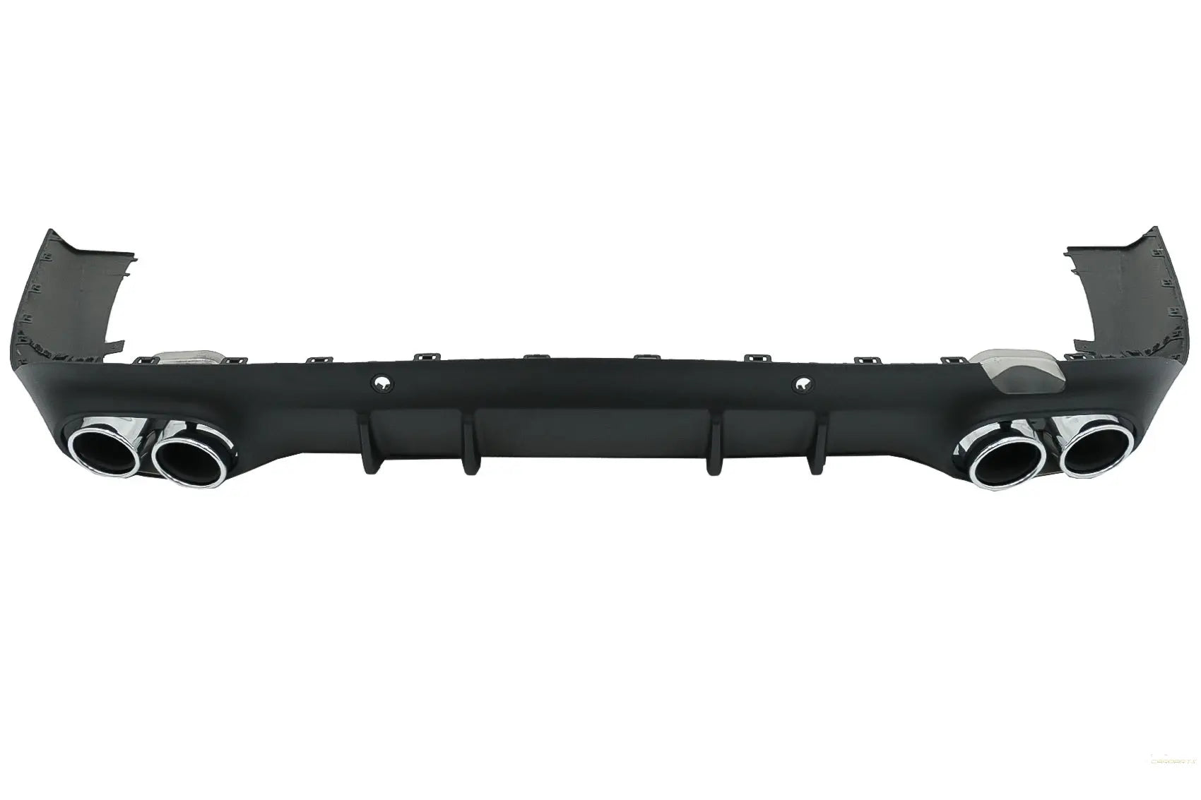 Heckdiffusor mit verchromten Endrohren passend für Mercedes CLS-Klasse C257 (2018+) CLS53 Design KITT