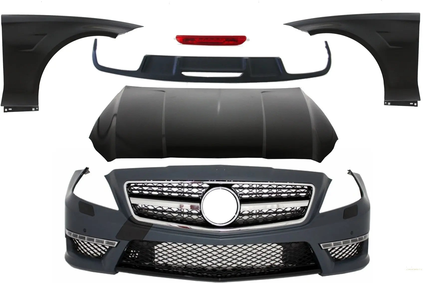 Komplettes Bodykit Passend Für Mercedes CLS W218 C218 Limousine (2011-2018) CLS63 Design KITT