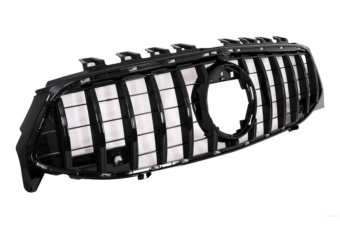 Kühlergrill für Mercedes CLA X118 C118 19+ GT-R Panamericana Design Schwarz CarPartsTuning