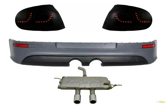 LED Rückleuchten Dynamisch Erweiterung Auspuff Catback für VW Golf 5 04-07 R32 Look CarPartsTuning