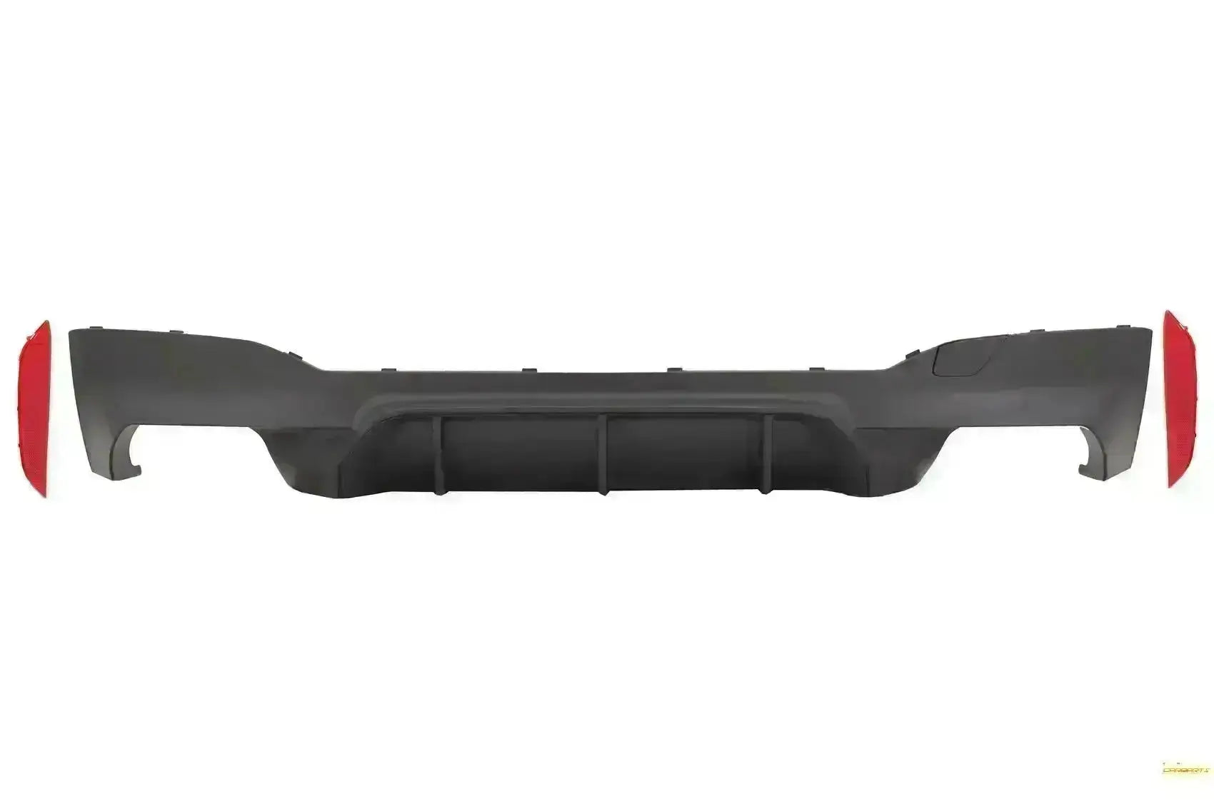 Stoßfänger Diffusor für BMW 5 G30 G31 Limo Touring 17+ M5 Look Matt Schwarz CarPartsTuning