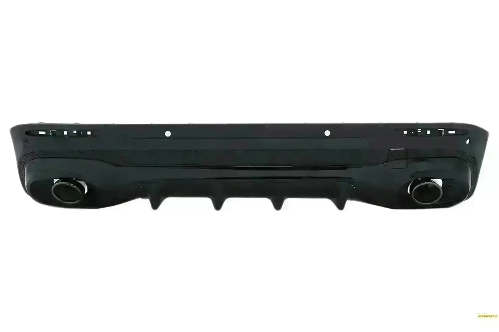 Stoßstange Diffusor Schwarz Endrohre für Mercedes GLB X247 SUV 20+ GLB 35 Design Night Package CarPartsTuning