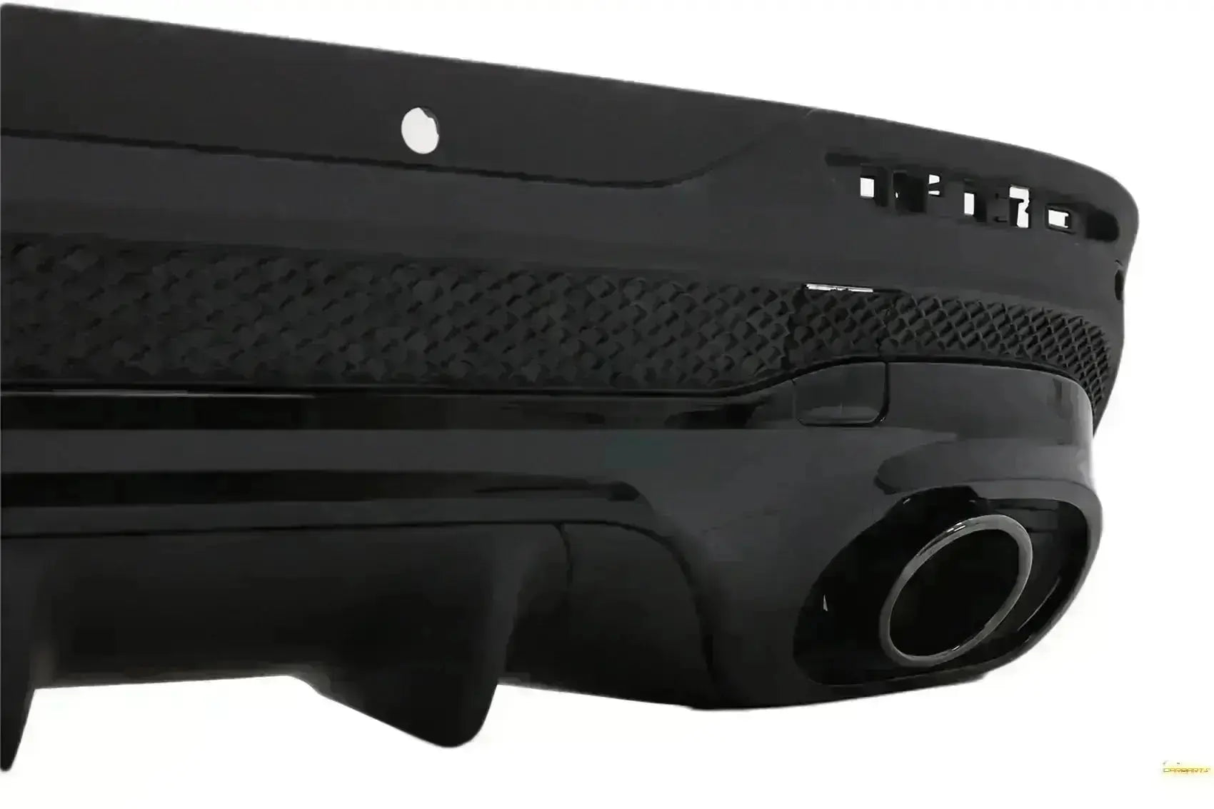 Stoßstange Diffusor Schwarz Endrohre für Mercedes GLB X247 SUV 20+ GLB 35 Design Night Package CarPartsTuning