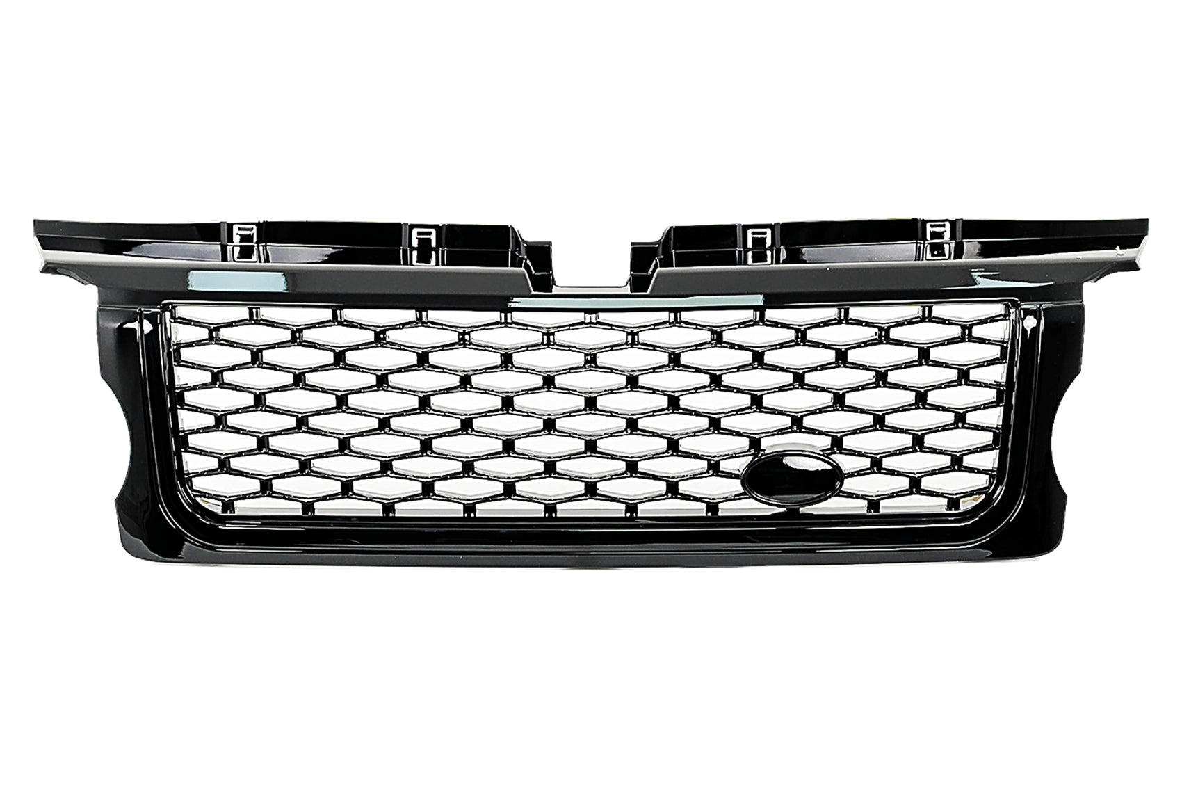 Kühlergrill Frontgrill für Range Rover Sport L320 05-2008 Autobiography Look Schwarze Edition Carpartstuning Austria