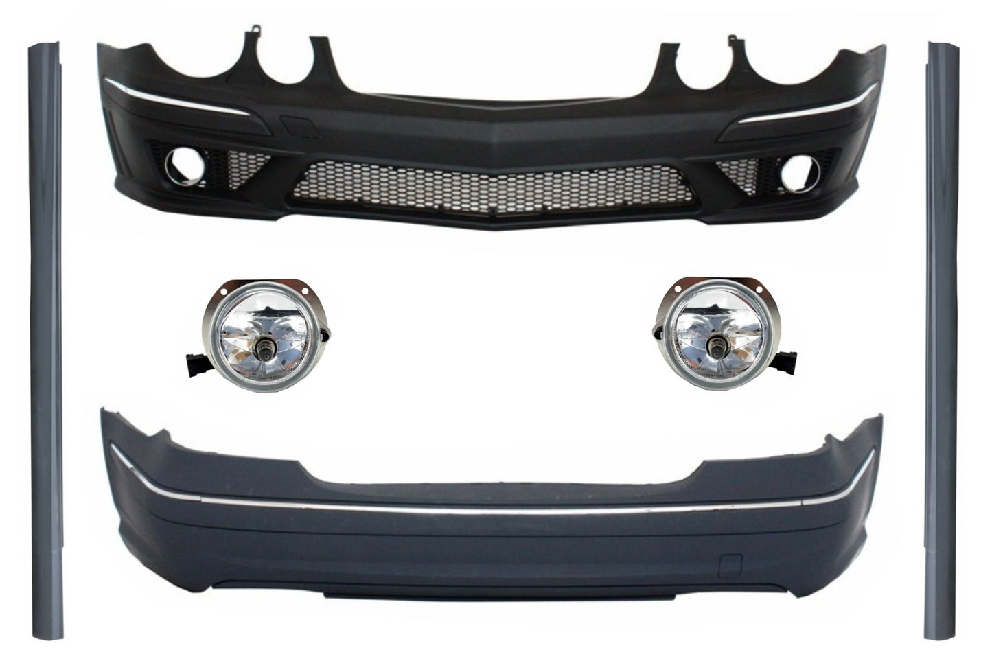 Bodykit für Mercedes W211 E-Klasse 02-09 Stoßstange E63 Design CarPartsTuning