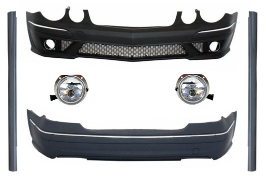 Bodykit für Mercedes W211 E-Klasse 02-09 Stoßstange E63 Design CarPartsTuning