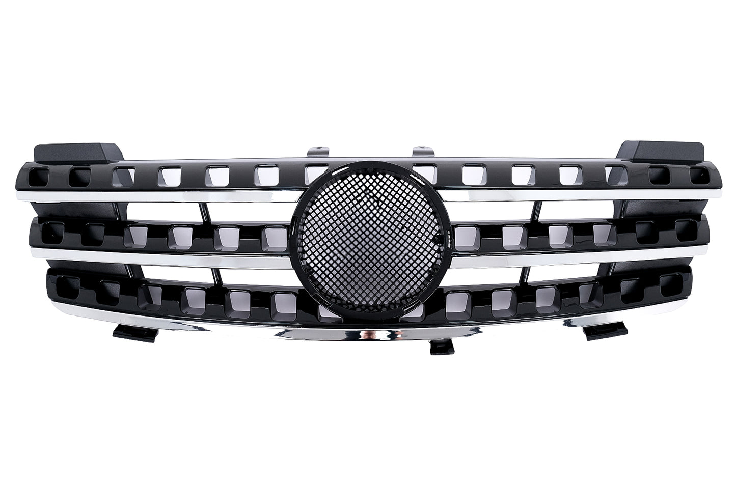 Kühlergrill Frontgrill für Mercedes ML M-Klasse W164 2005–2008 Schwarz Chrom Carpartstuning Austria