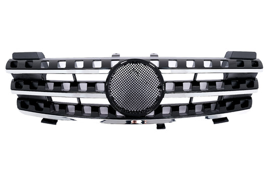 Kühlergrill Frontgrill für Mercedes ML M-Klasse W164 2005–2008 Schwarz Chrom Carpartstuning Austria