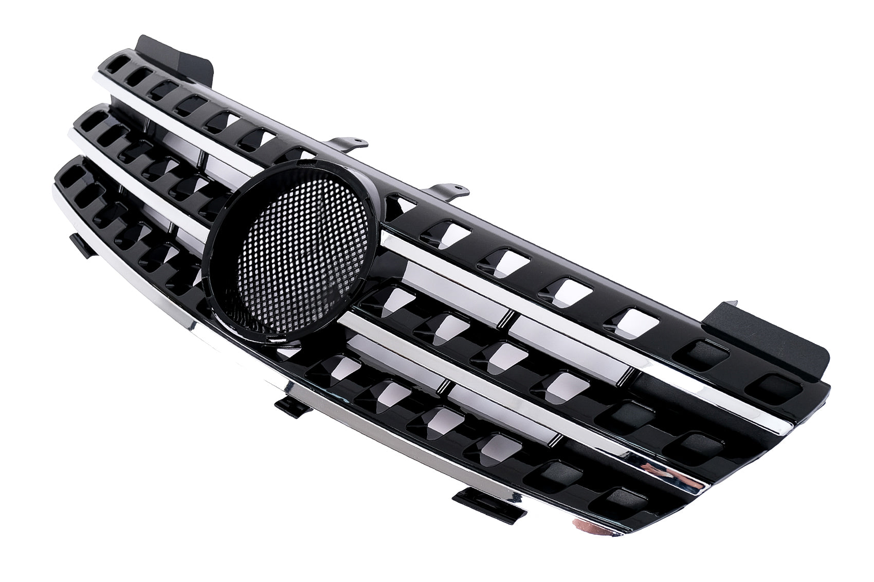 Kühlergrill Frontgrill für Mercedes ML M-Klasse W164 2005–2008 Schwarz Chrom Carpartstuning Austria