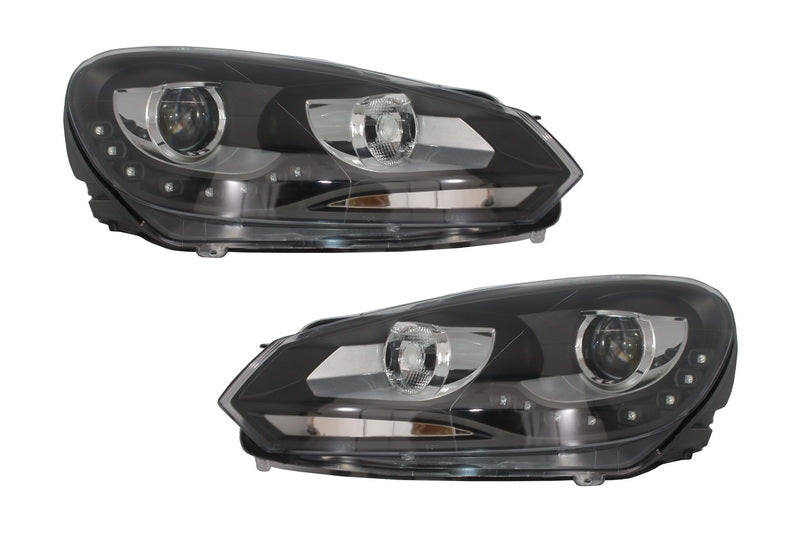 Scheinwerfer für VW Golf 6 VI 2008-2012 LED DRL DAYLIGHT GTI Look CarPartsTuning