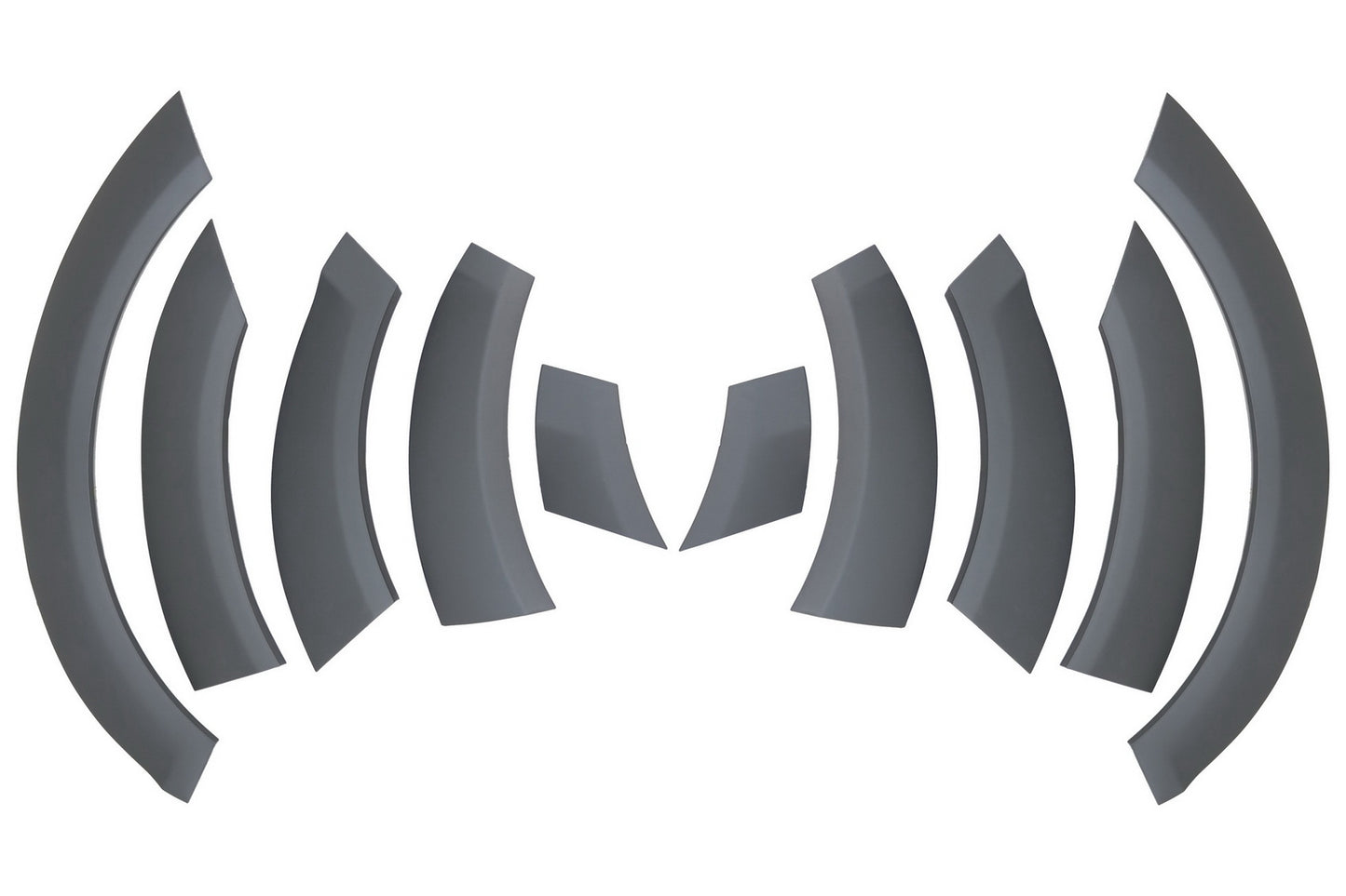 Kotflügelverbreiterungen für Audi Q7 4L 06-10 Offroad-Paket – Seitenstreifen CarPartsTuning