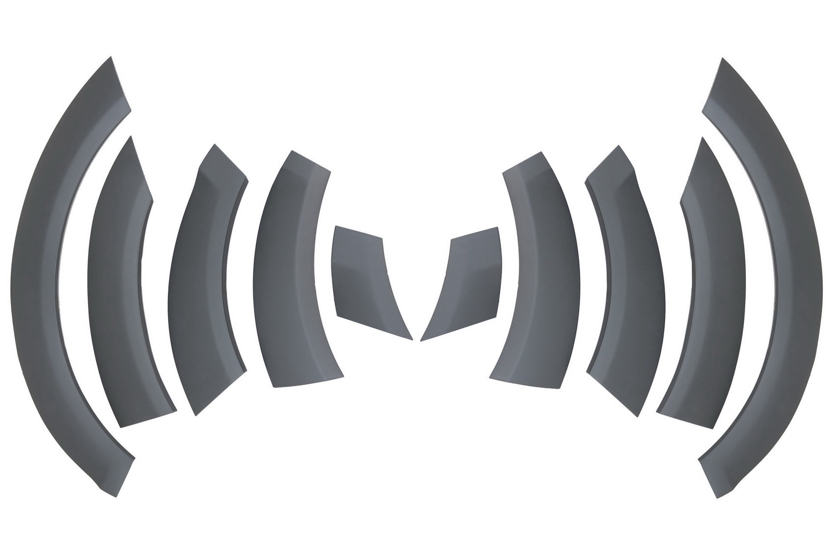 Kotflügelverbreiterungen für Audi Q7 4L 06-10 Offroad-Paket – Seitenstreifen CarPartsTuning