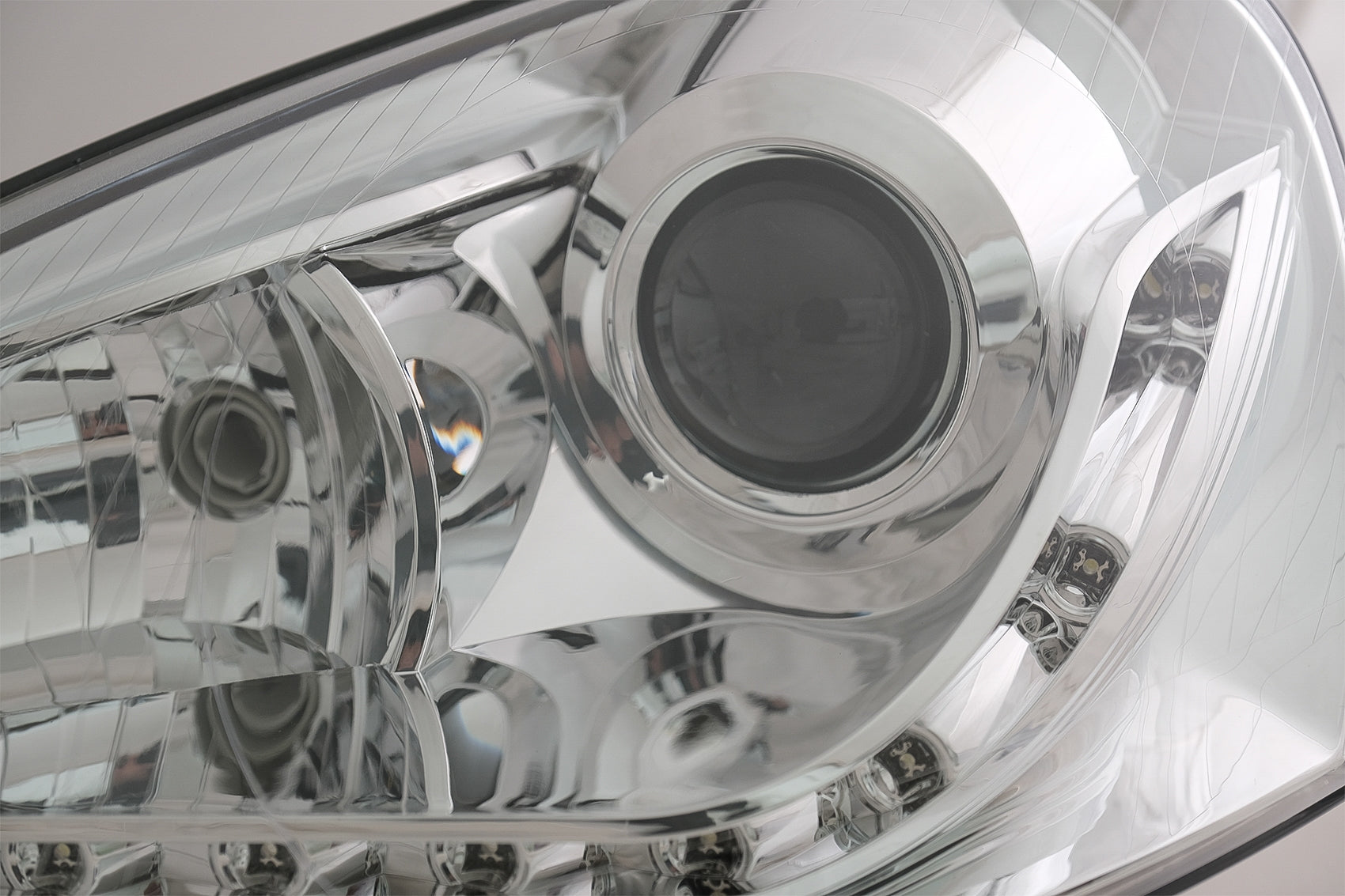 Xenon Scheinwerfer für VW Golf 5 V Jetta III 2003-2009 GTI Look Chrome RHD CarPartsTuning