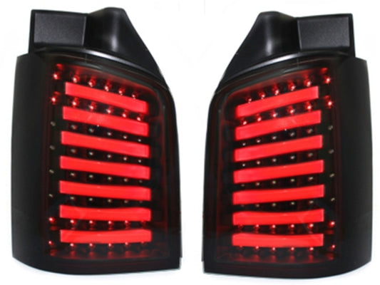 LED Rückleuchten passend für VW T5 04.2003-2009 Schwarz Rauch CarPartsTuning