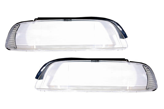 Scheinwerfer Glases Objektiv für BMW 5er E39 Facelift 2000-2003 CarPartsTuning