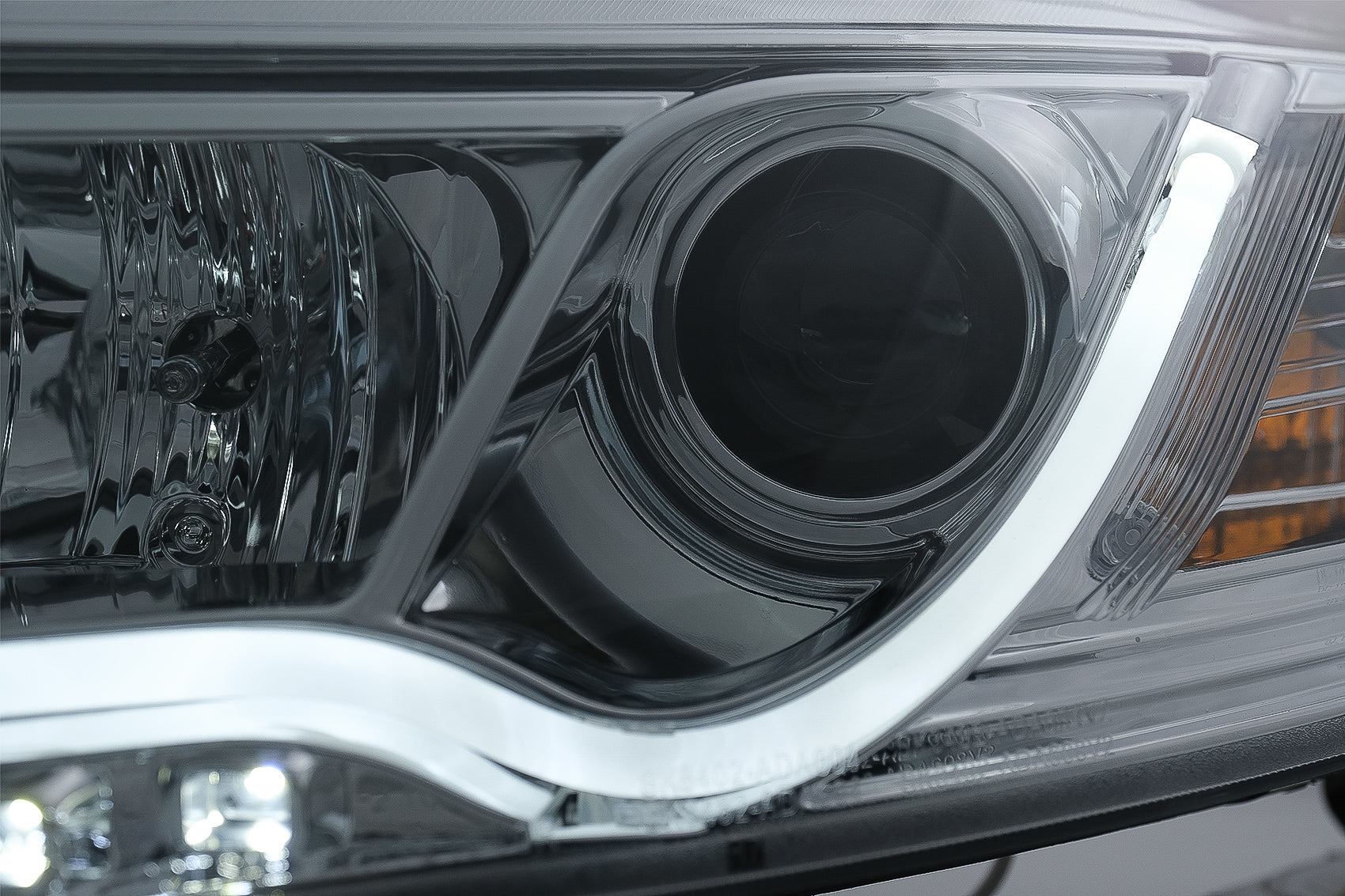 LED DRL Scheinwerfer für Audi A6 C6 4F 2004-2007 Tagesfahrlicht Chrom CarPartsTuning