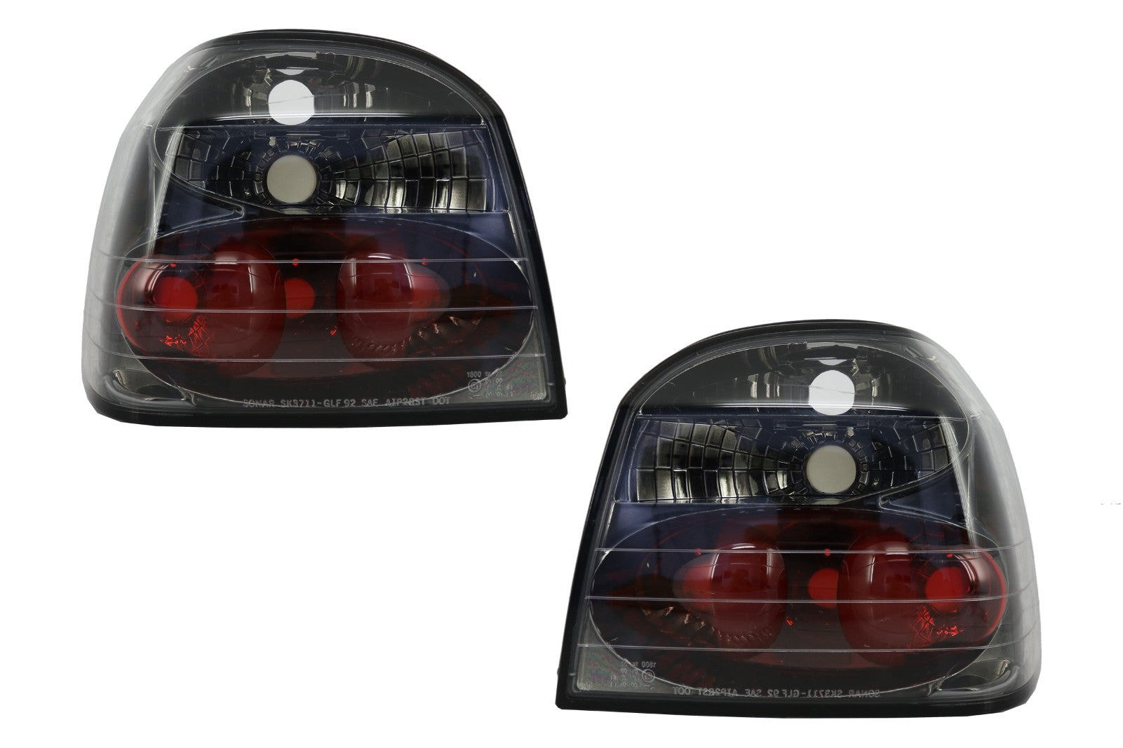 Rückleuchten Rücklichter für VW Golf 3 III 1991-1998 Schrägheck Rauch-Ausgabe Auflage CarPartsTuning