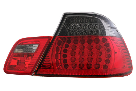 LED Rücklichter Rückleuchten für BMW 3er E46 Coupé 2D 98-03 Rot Schwarz CarPartsTuning