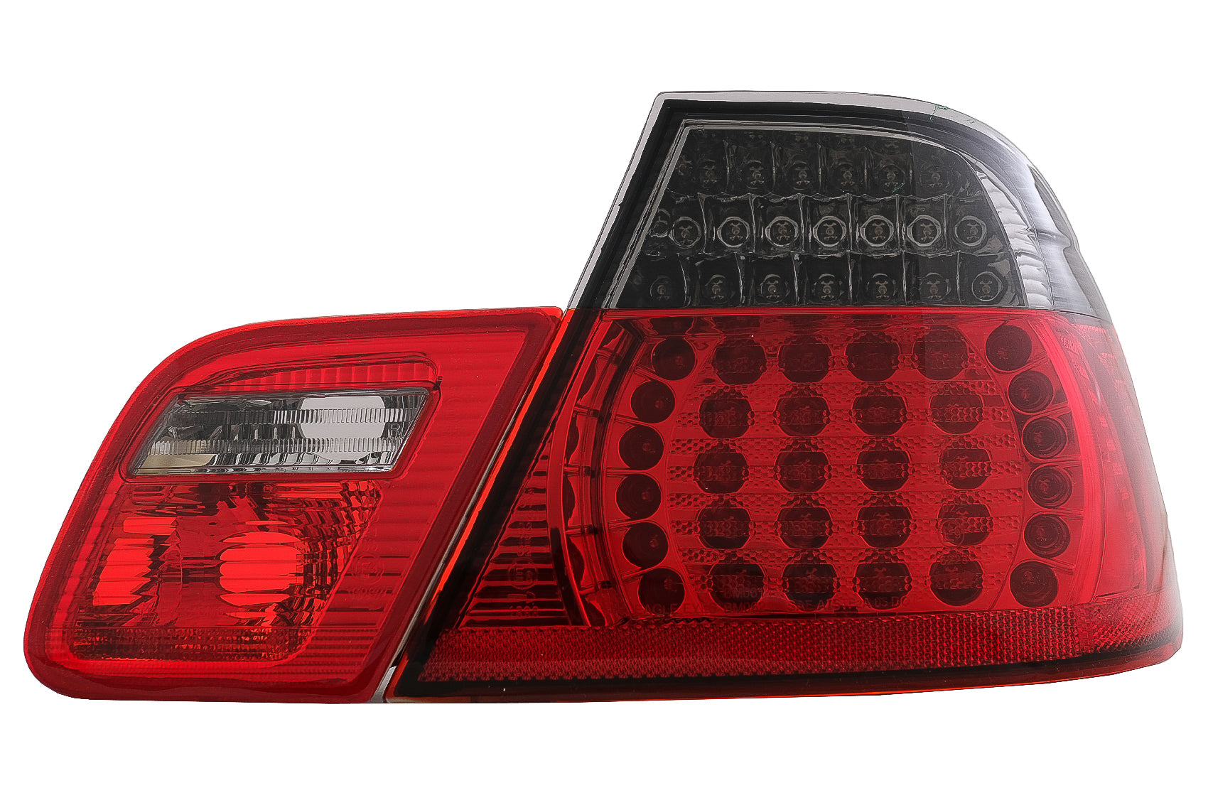 LED Rücklichter Rückleuchten für BMW 3er E46 Coupé 2D 98-03 Rot Schwarz CarPartsTuning