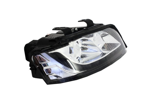 DAYLINE Scheinwerfer für AUDI A4 8E 2001-2004 LED Tagfahrlicht Look Schwarz - CarPartsTuning