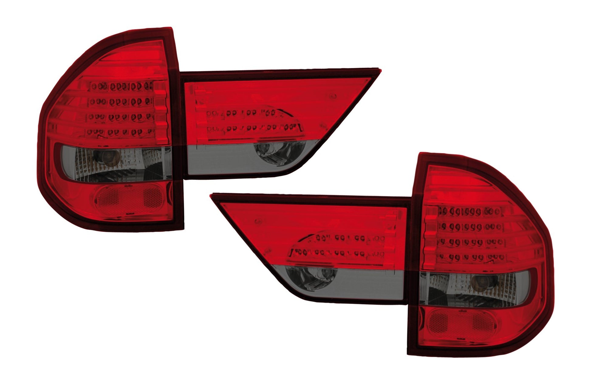 LED Rücklichter passend für BMW X3 E83 01.2004-2005 Roter Rauch CarPartsTuning