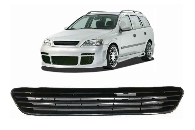 Badgeless Front Grill Central Grille für OPEL Astra G 1998-2005 CarPartsTuning