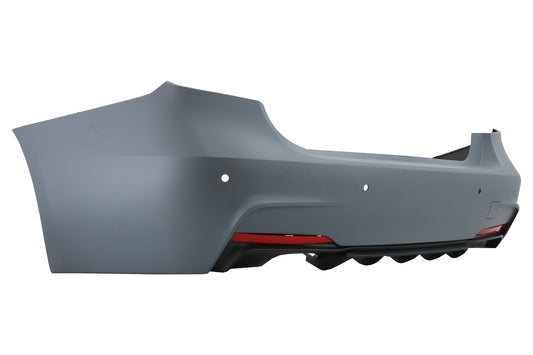 Hintere Stoßstange für BMW 3er F30 2011+ M-Technik Look PDC Diffusor CarPartsTuning