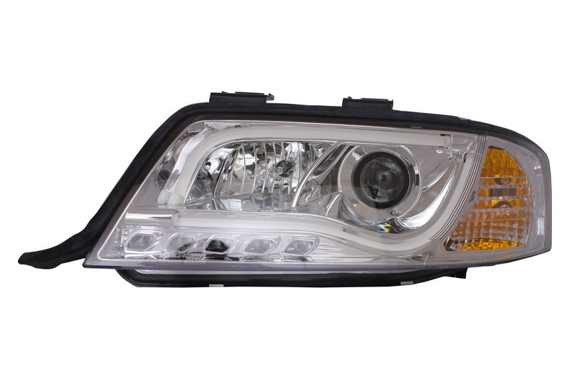 LED TFL Tagfahrlicht LightBar Scheinwerfer für AUDI A6 4B 1997-09.1999 Chrom - CarPartsTuning
