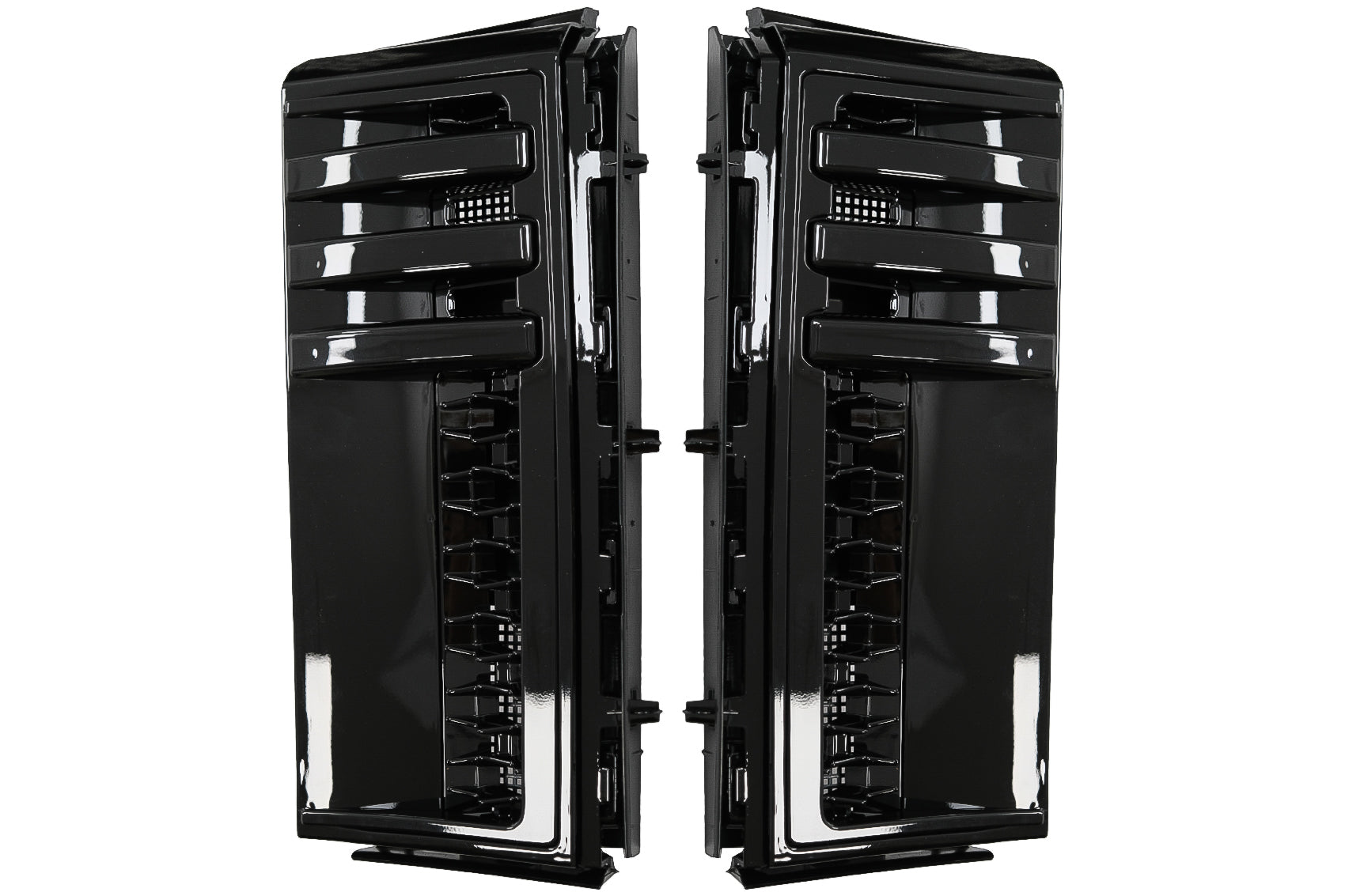 Seitenschlitze Passend Für Range Rover Vogue (2002-2012) Gitter Autobiographie Piano Black KITT