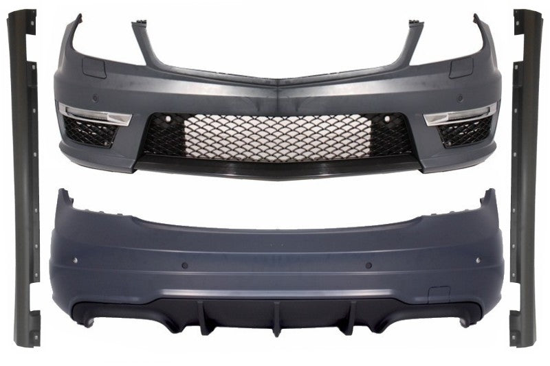 Bodykit Passend Für Mercedes C-Klasse W204 (2007-2015) Facelift C63 Design KITT