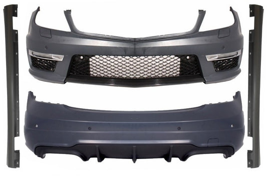 Bodykit Passend Für Mercedes C-Klasse W204 (2007-2015) Facelift C63 Design KITT