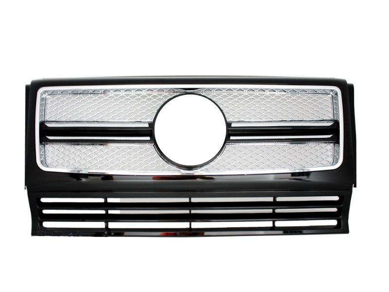 Frontgrill für Mercedes G-Klasse W463 90-14 G65 Look Chrome Edition CarPartsTuning