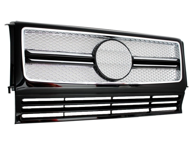 Frontgrill für Mercedes G-Klasse W463 90-14 G65 Look Chrome Edition CarPartsTuning