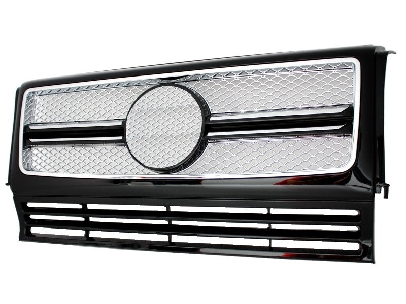 Frontgrill für Mercedes G-Klasse W463 90-14 G65 Look Chrome Edition CarPartsTuning