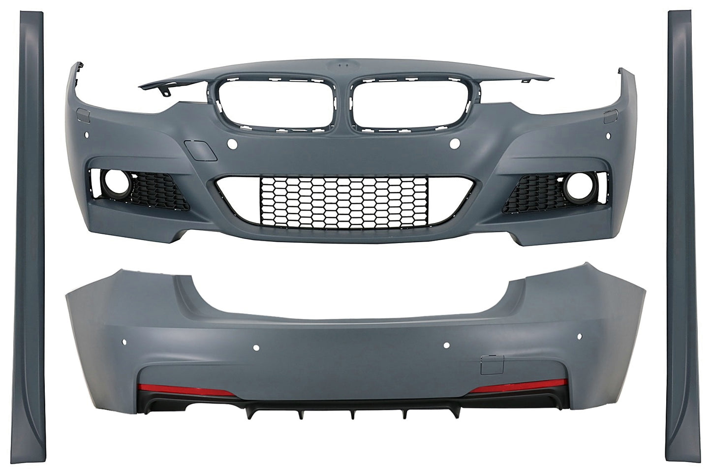 Body Kit für BMW 3er F30 11-19 M-Technik Design Stoßstange Seitenschweller CarPartsTuning