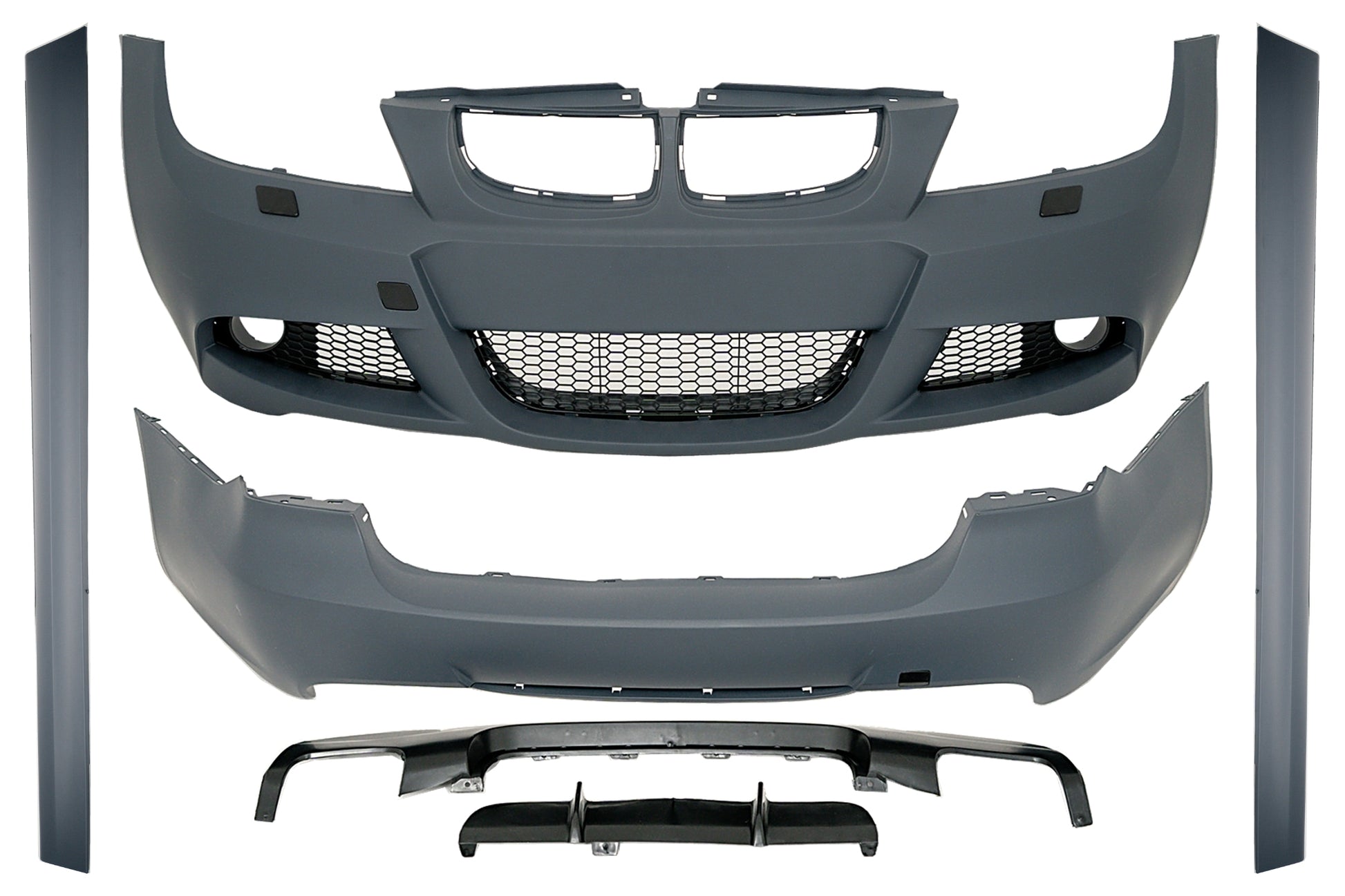 Bodykit für BMW 3er E90 2005-2008 M-Technik Design Stoßfänger Seitenschweller CarPartsTuning