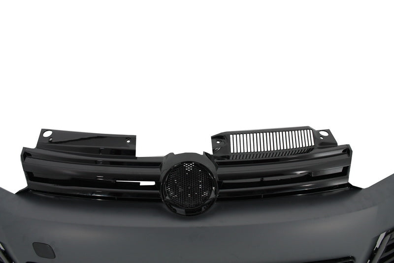 Frontstoßstange für VW Golf 6 Mk6 VI 2008-2013 Look LED Nebelscheinwerfer Gitter CarPartsTuning