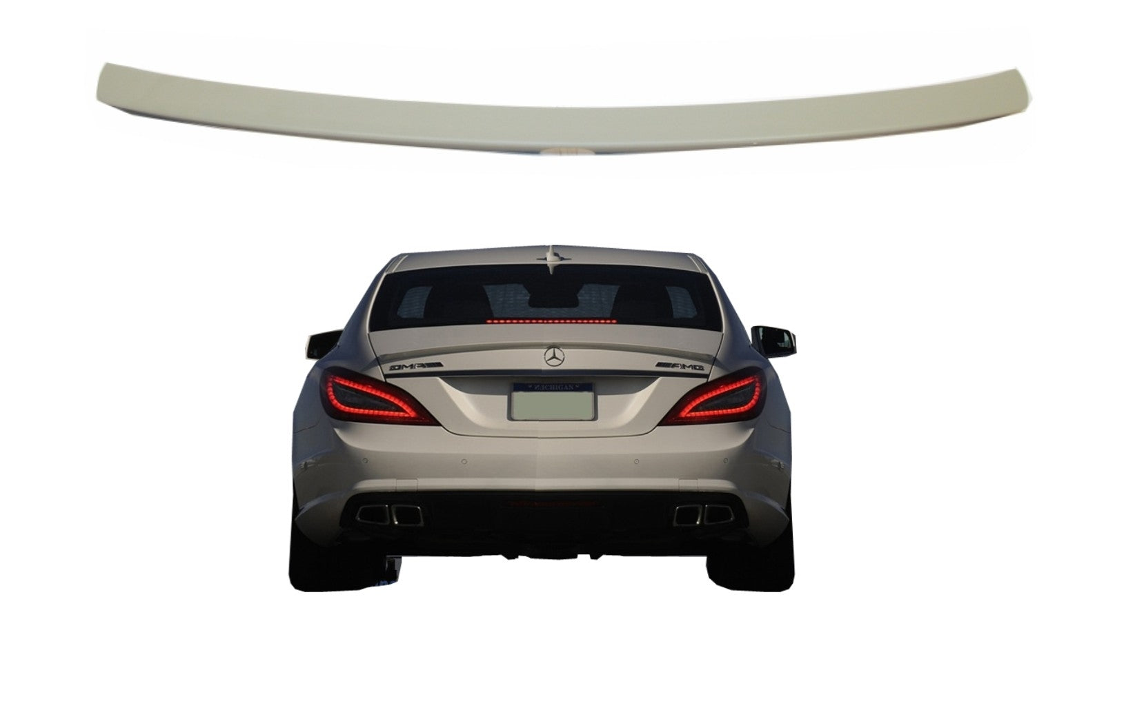 Kofferraumspoiler Passend Für Mercedes CLS Klasse W218 (2010-2018) Limousine KITT