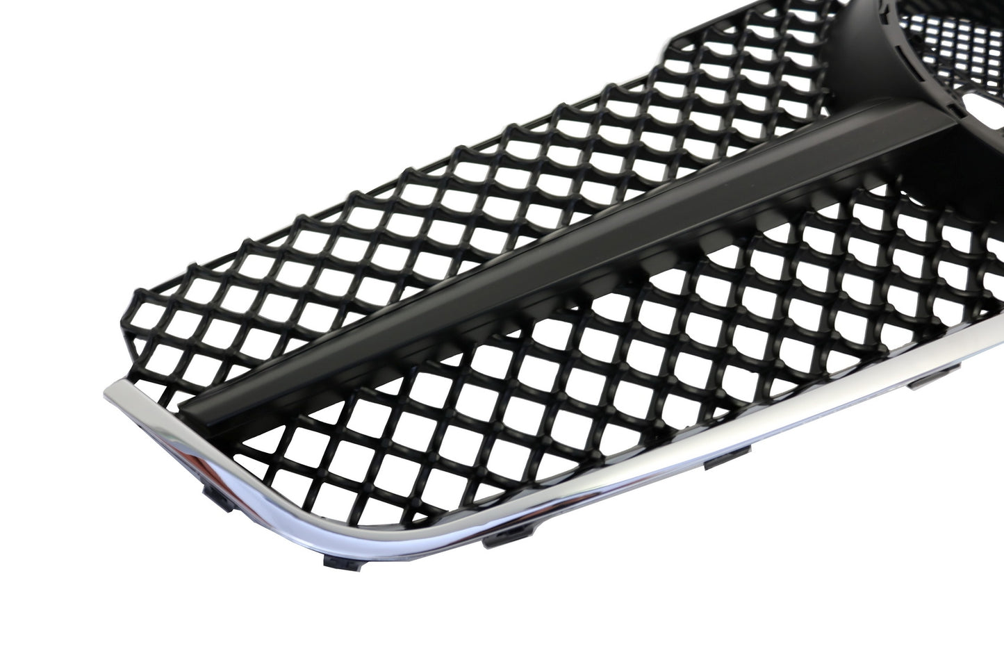 Kühlergrill für MERCEDES E C207 W207 A207 09-12 Coupe Cabrio SL-Look Schwarz- CarPartsTuning