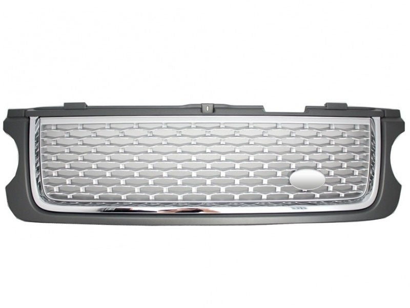 Kühlergrill passend für Land ROVER Range ROVER Vogue III (L322) (2010-2012) Grau Silber Autobiographie Supercharged Edition- CarPartsTuning