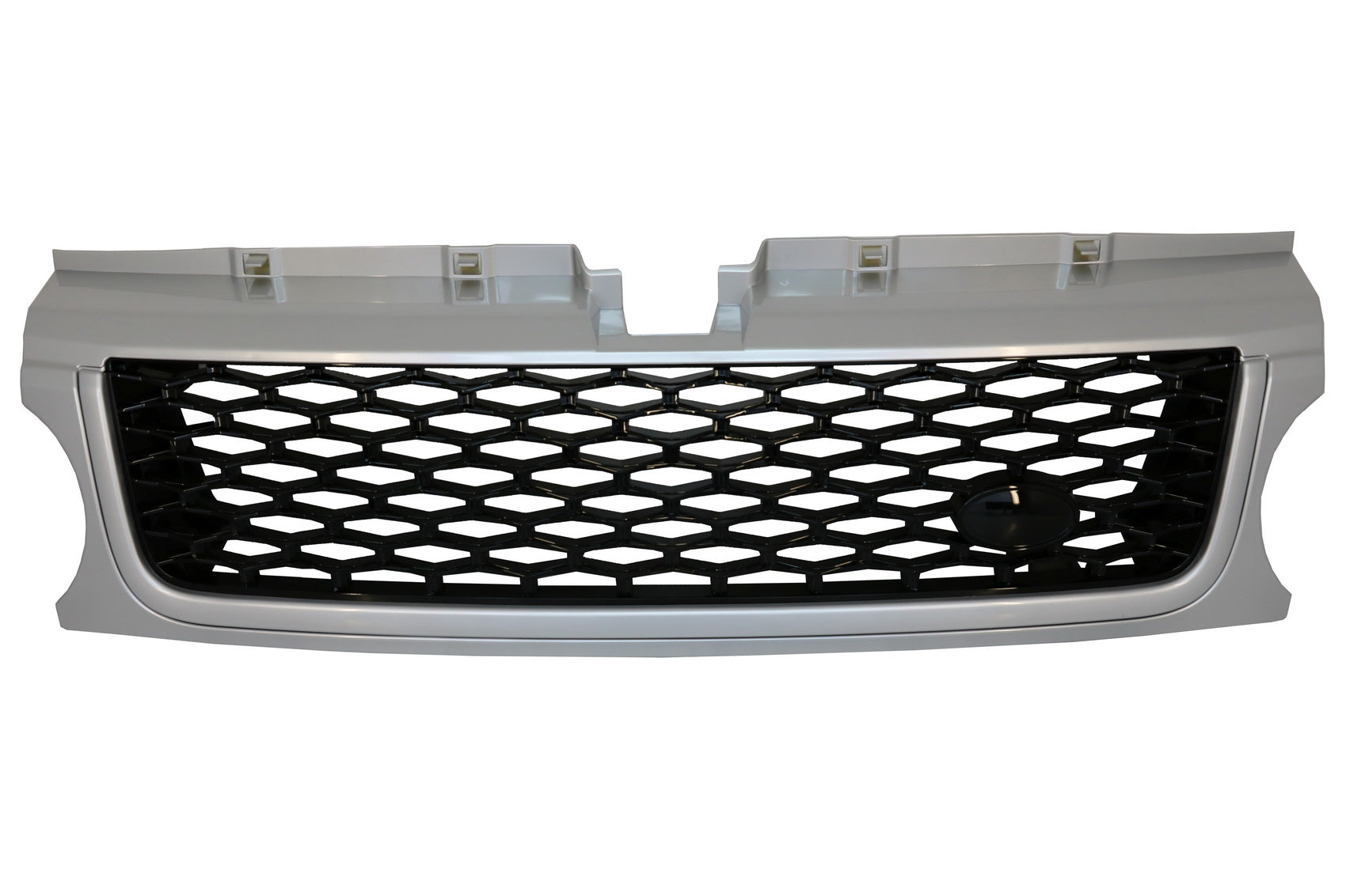 Kühlergrill Vents für Sport Facelift 09-13 L320 Autobiographie Look Silber CarPartsTuning