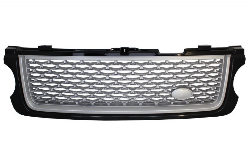 Frontgrill Und Seitliche Lüftungsschlitze Passend Für Land Rover Range Rover Vogue (L322) (2010-2012) Autobiography Look Black Edition KITT