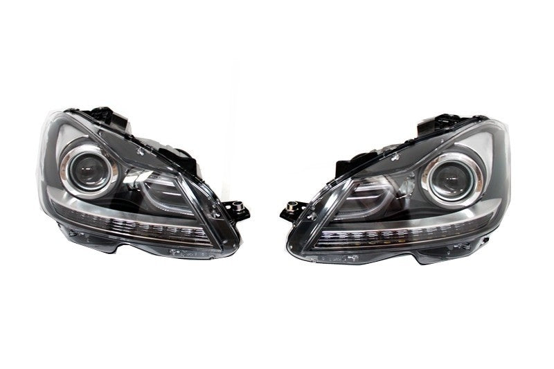 LED TFL Bi-Xenon Scheinwerfer für Mercedes C-Klasse W204 Facelift 11-14 CarPartsTuning