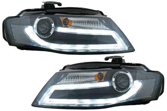 Xenon Scheinwerfer Tagfahrlicht LED TFL für AUDI A4 B8 8K 08-11 Facelift Look CarPartsTuning