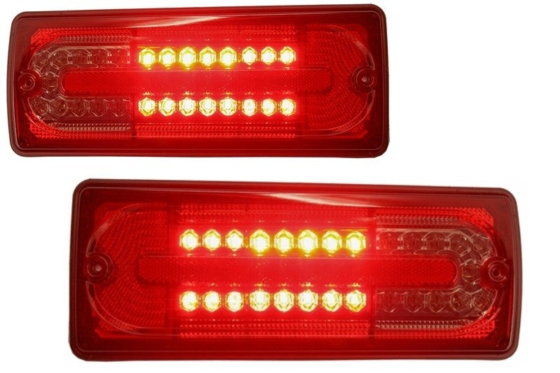 LED Rücklichter für MERCEDES G-Klasse W463 1989-2015 Roter Rauch CarPartsTuning