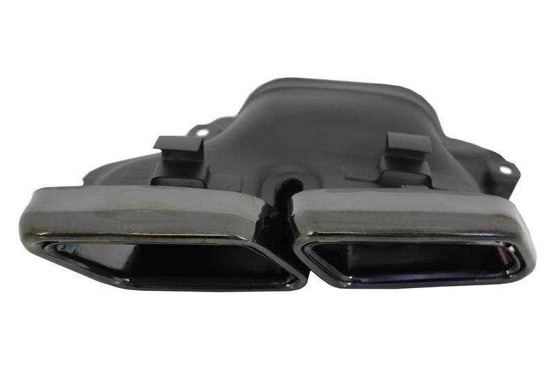 Auspuffblenden Passend Für Mercedes Benz S-Klasse W222 E-Klasse W212 S212 Facelift CLS W218 SL-Klasse R231 E65 S65 Sl65 A-Design Black Edition KITT