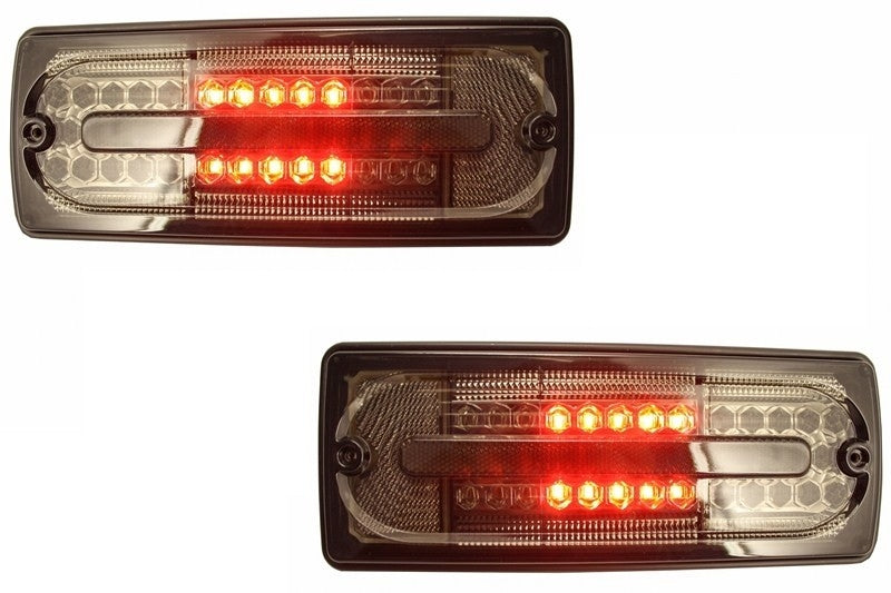 Voll LED Rücklichter für Mercedes G-Klasse W463 89-15 Lights Smoked CarPartsTuning
