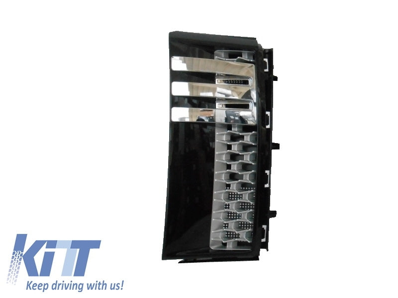 Mittelgitter Und Seitliche Lüftungsschlitze Passend Für Land Rover Range Rover Vogue III (L322) (2006-2009) All Black Autobiography Edition KITT